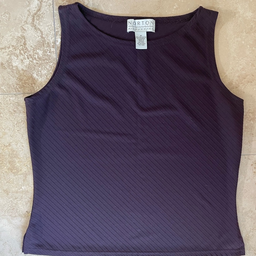Women's Purple/Brown Tank Top